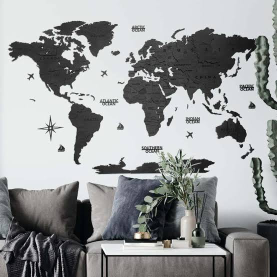 3D SchwarzeHolz - Landkarte